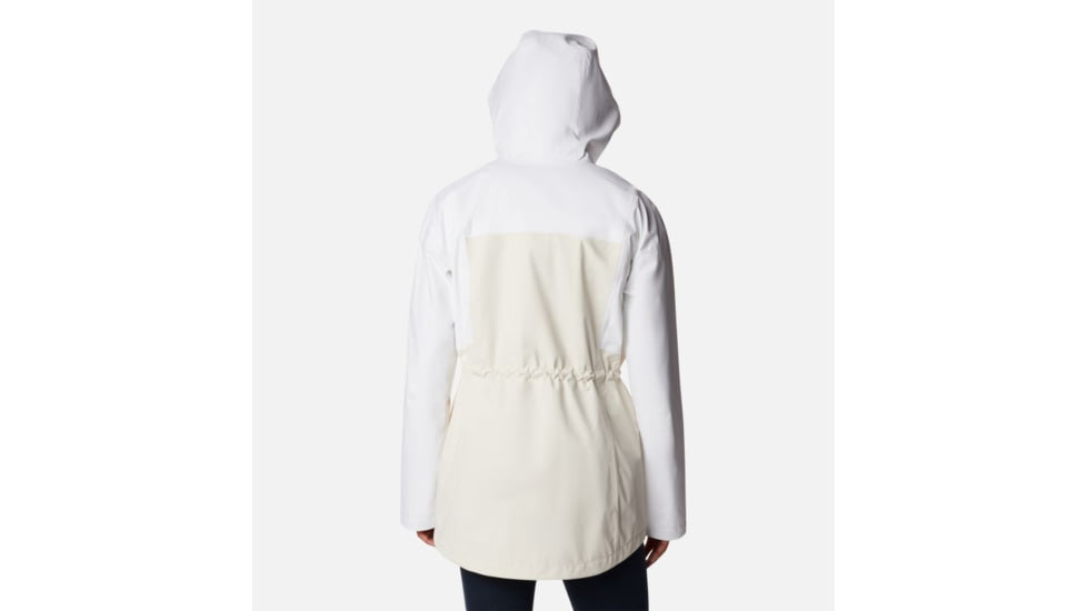 Columbia Hikebound Long Jacket - Womens, Chalk/White, Extra Large, 2034721191Chalk/WhiteXL