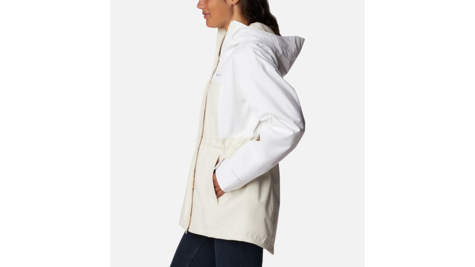 Columbia Hikebound Long Jacket - Womens, Chalk/White, Extra Large, 2034721191Chalk/WhiteXL