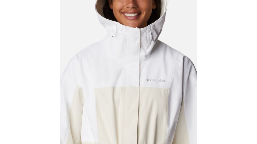 Columbia Hikebound Long Jacket - Womens, Chalk/White, Extra Large, 2034721191Chalk/WhiteXL