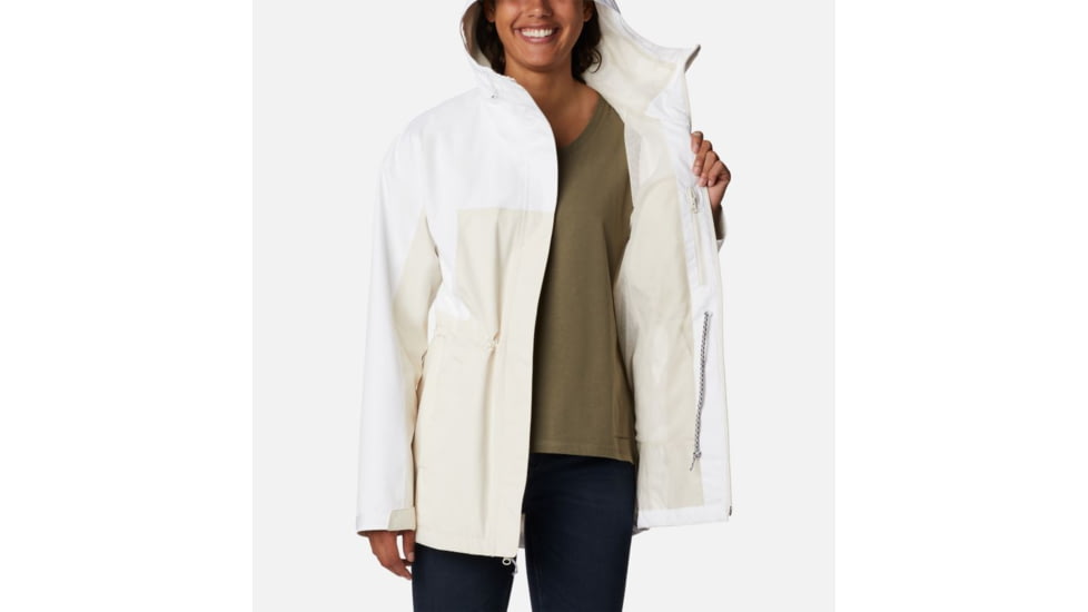 Columbia Hikebound Long Jacket - Womens, Chalk/White, Extra Large, 2034721191Chalk/WhiteXL