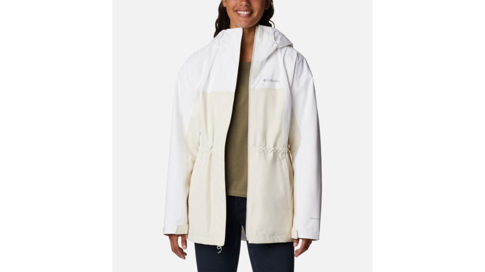 Columbia Hikebound Long Jacket - Womens, Chalk/White, Extra Large, 2034721191Chalk/WhiteXL