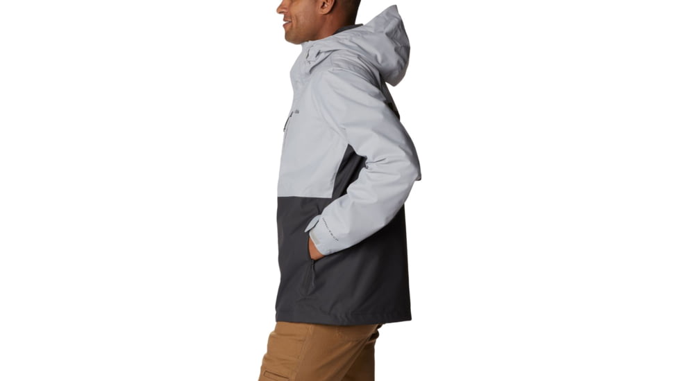 Columbia Hikebound Rain Jacket - Mens, Columbia Grey/Shark, Large, 1988621039ClmbGry,ShkL