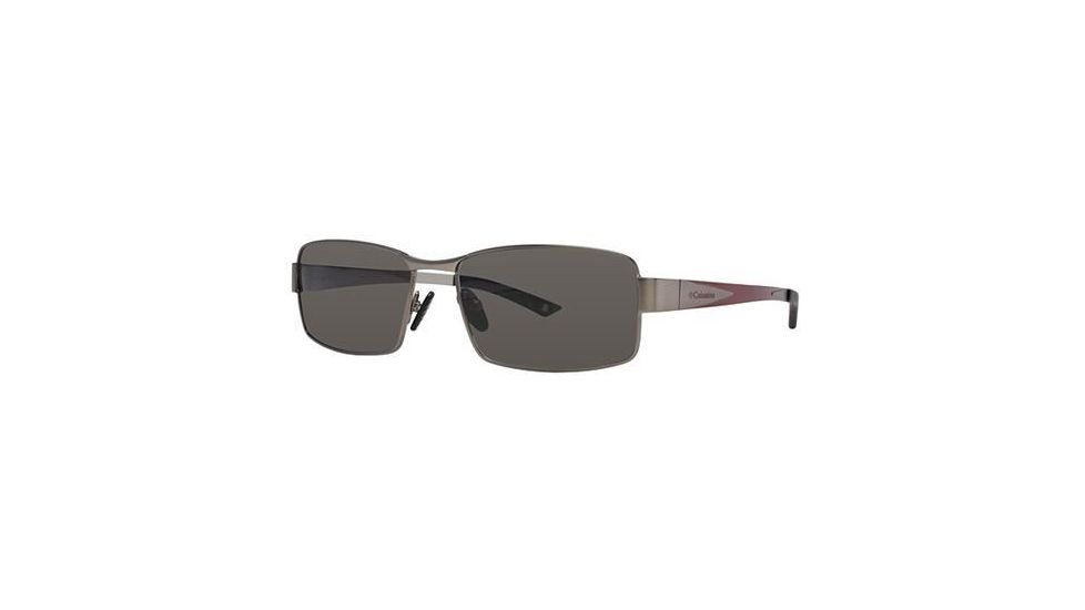 Columbia Hudson 100 Sunglasses - Frame Medium Gunmetal/Intense Red, Size 55/17mm CBHUDSONPZ10001