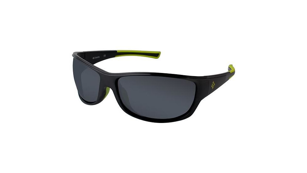Columbia Hurricane Peak Sunglasses - Frame MATTE BLACK, Lens Color Grey CBHURRICANEPK01