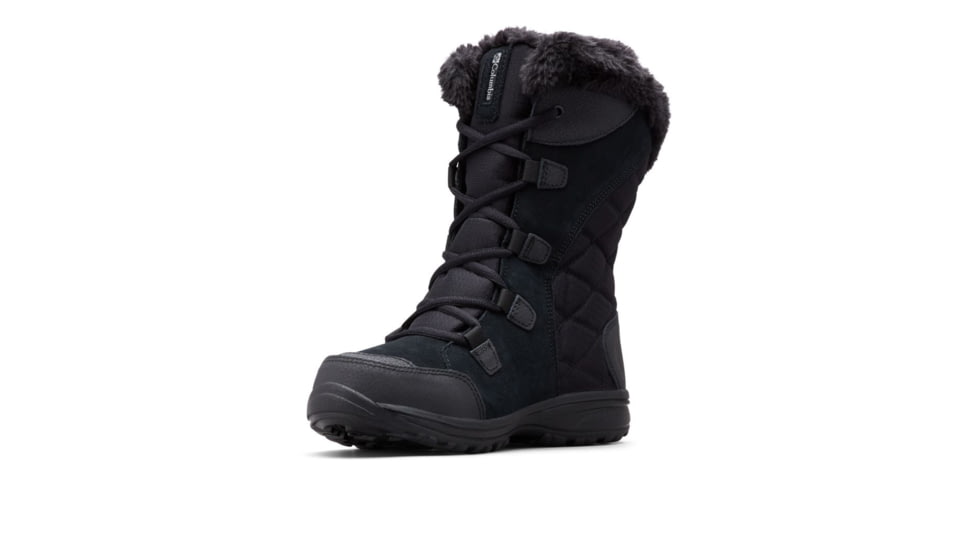 Columbia Ice Maiden II Winter Boot - Womens-Black/Grey-Medium-10.5