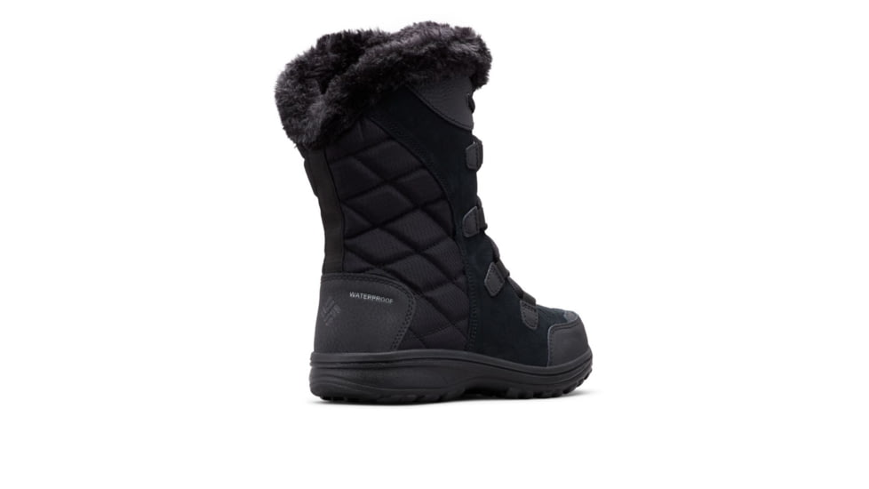 Columbia Ice Maiden II Winter Boot - Womens-Black/Grey-Medium-10.5