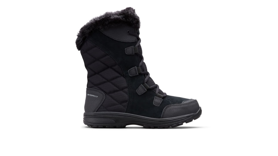 Columbia Ice Maiden II Winter Boot - Womens-Black/Grey-Medium-10.5