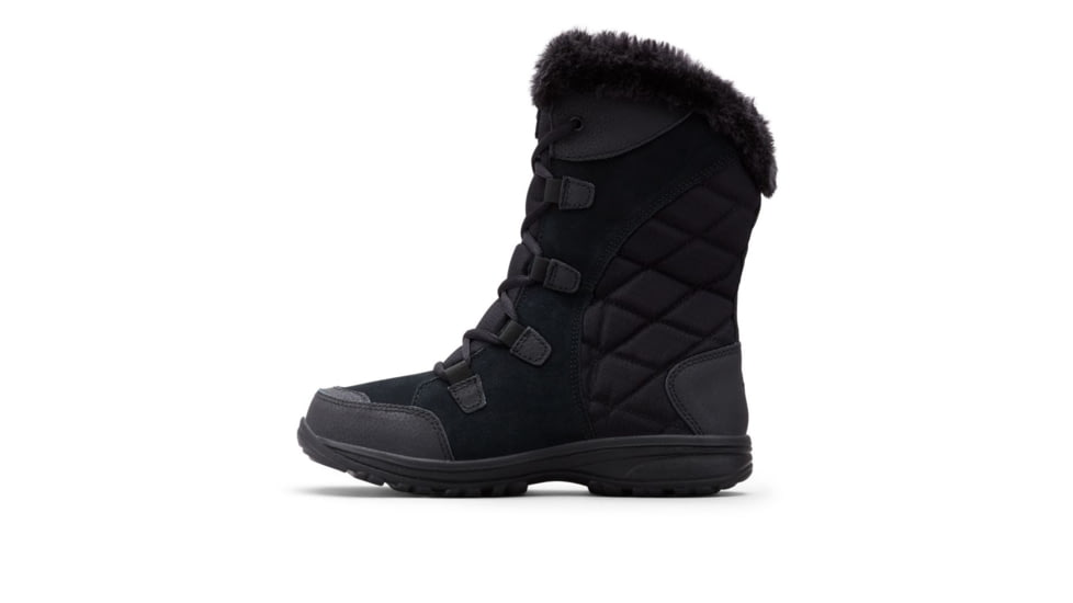 Columbia Ice Maiden II Winter Boot - Womens-Black/Grey-Medium-10.5