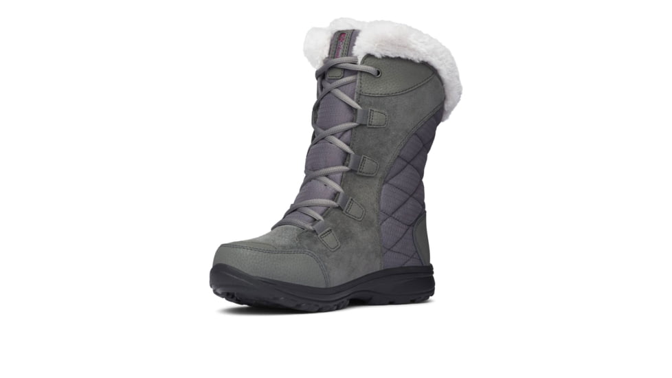 Columbia Ice Maiden II Winter Boot - Women's, Shale/Dark Raspberry, 7.5US, 1554171051Shl,DrkRspbr7.5