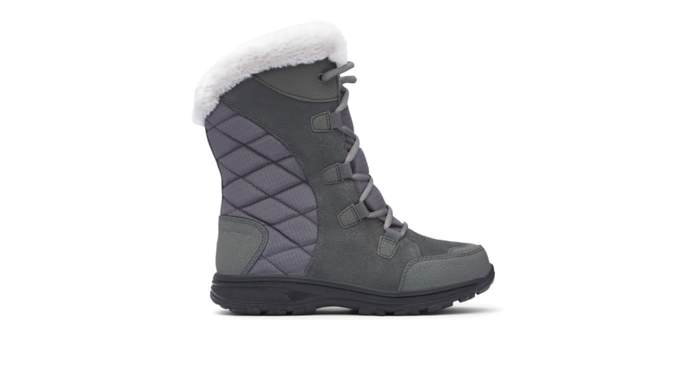 Columbia Ice Maiden II Winter Boot - Womens-Shale/Dark Raspberry-Medium-7.5