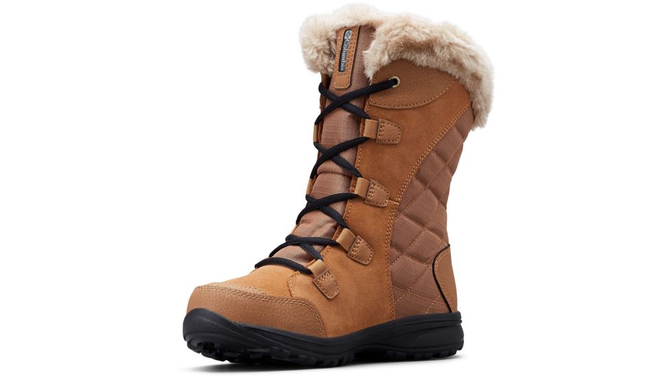 Columbia Ice Maiden II Winter Boots - Womens, Elk, Black, Medium, 6.5, 1554171288-6.5