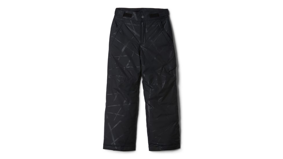 Columbia Ice Slope II Pant - Boys, Black Spider Streets Emboss, Large, 1523671017-L