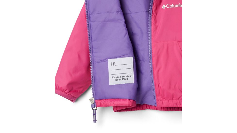 Columbia Kitterwibbit Jacket, Pink Ice, Grape Gum, 12/18, 1681042695-12/18