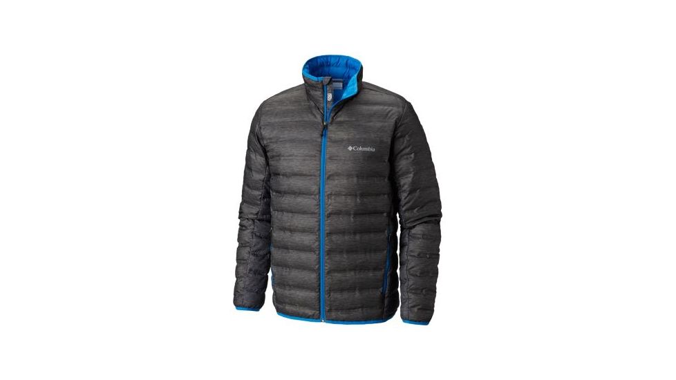 Columbia Lake 22 Down Jacket - Mens, Charcoal Heather Print, Extra Large, 1737881030-XL