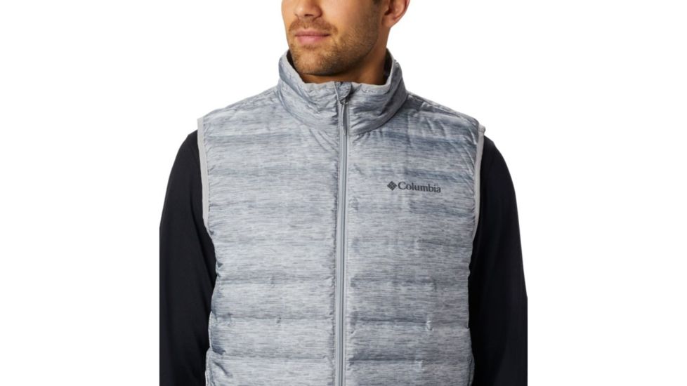 Columbia Lake 22 Down Vest - Mens, Columbia Grey Heather, Medium, 1864592039-M