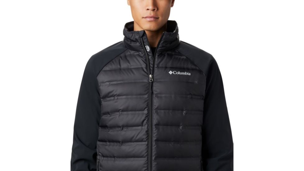 Columbia Lake 22 Hybrid Down Jacket - Mens, Black, Extra Large, 1864604010-XL
