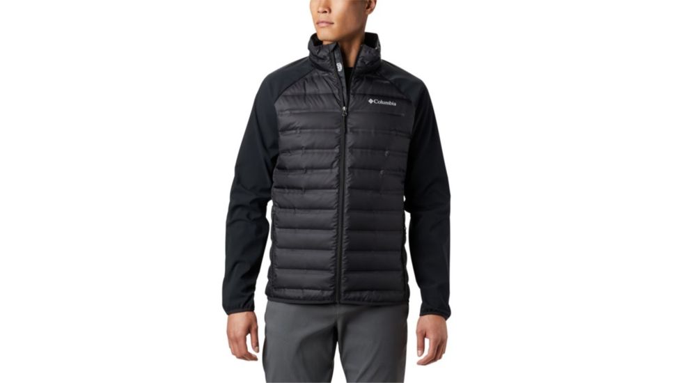 Columbia Lake 22 Hybrid Down Jacket - Mens, Black, Extra Large, 1864604010-XL