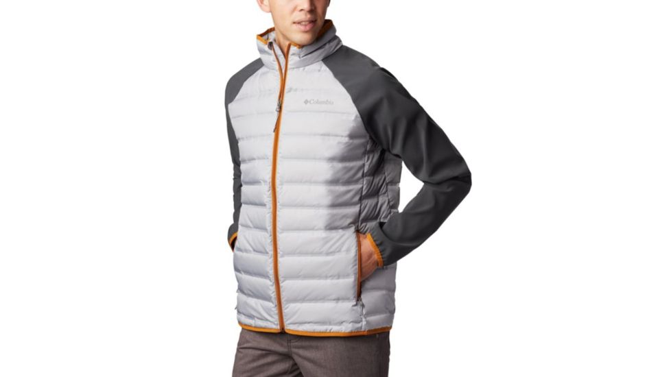 Columbia Lake 22 Hybrid Down Jacket - Mens, Columbia Grey, Shark, Large, 1864604039-L
