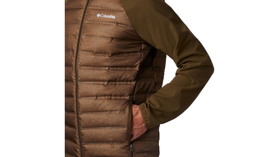 Columbia Lake 22 Hybrid Down Jacket - Mens, Olive Green Heather, Olive Green, Small, 1864604319-S