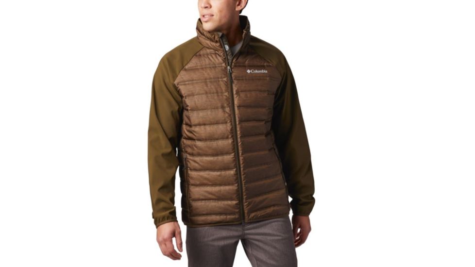 Columbia Lake 22 Hybrid Down Jacket - Mens, Olive Green Heather, Olive Green, Small, 1864604319-S