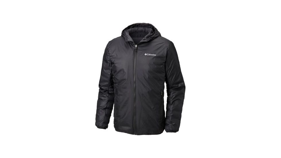 Columbia Lake 22 Reversible Hooded Jacket - Mens, Black, Small, 1798322010-S