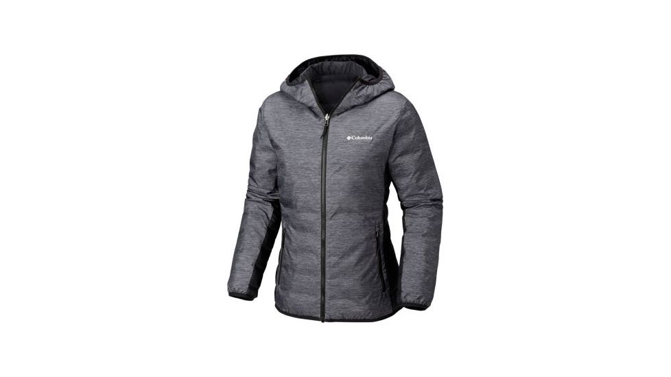 Columbia Lake 22 Reversible Hooded Jacket - Womens, Charcoal Heather Print, Small, 1799291030-S