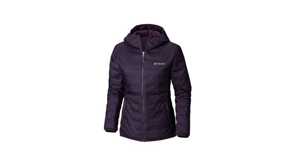 Columbia Lake 22 Reversible Hooded Jacket - Womens, Dark Plum Heather Print, Medium, 1799291506-M