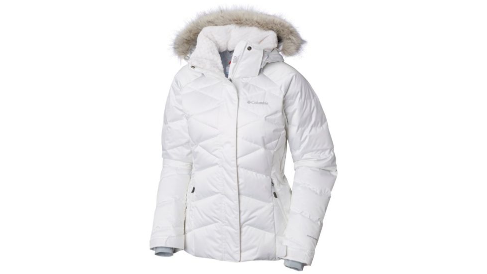 Columbia Lay D Down II Jacket, White, XL - Womens, 1798441100-XL