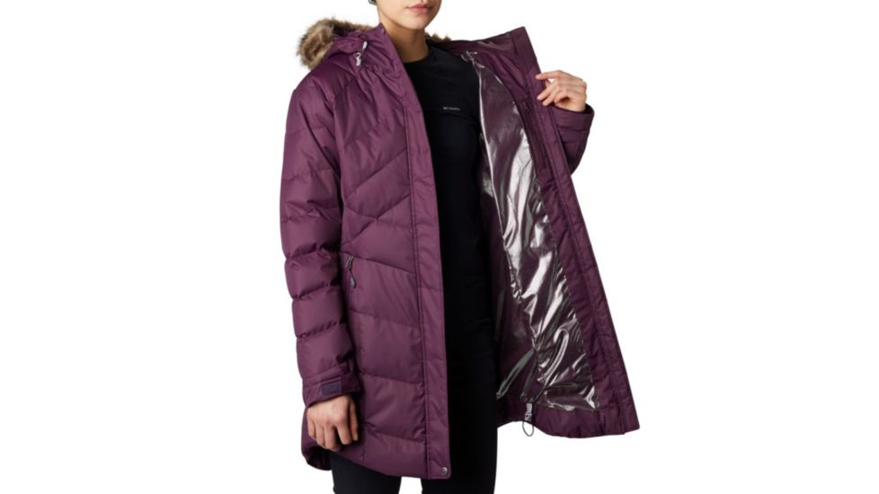 Columbia Lay D Down II Mid Jacket - Womens, Black Cherry, Extra Small, 1798431522-XS