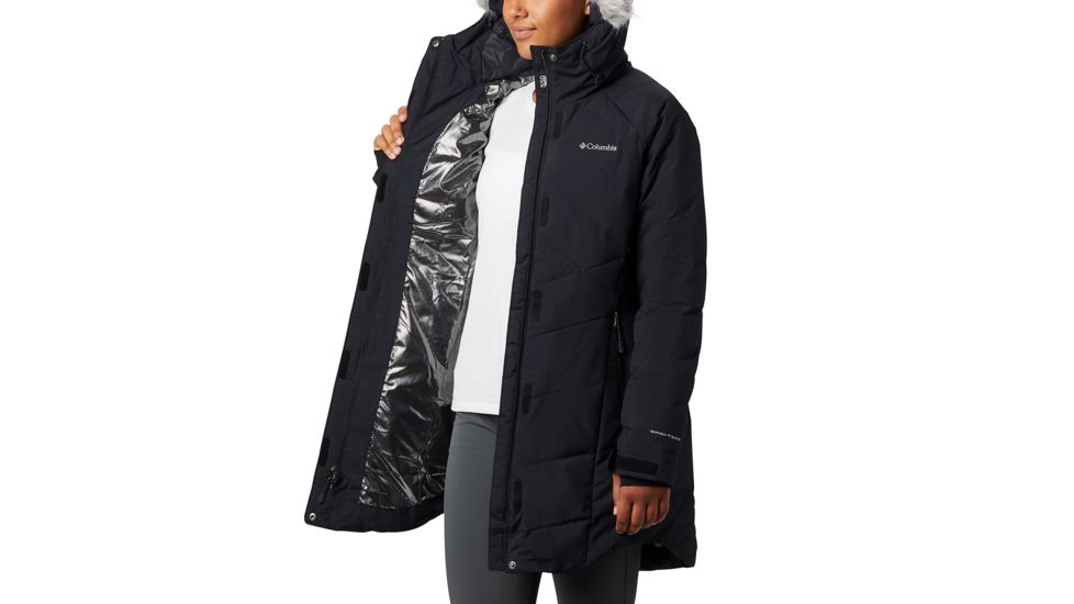 Columbia Lay D Down II Mid Jacket - Womens, Black Metallic, Small, 179843-010-S