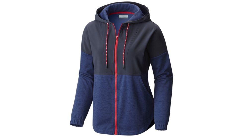 Columbia Lost Lager Hoodie - Women's-Bluebell Heather-Large
