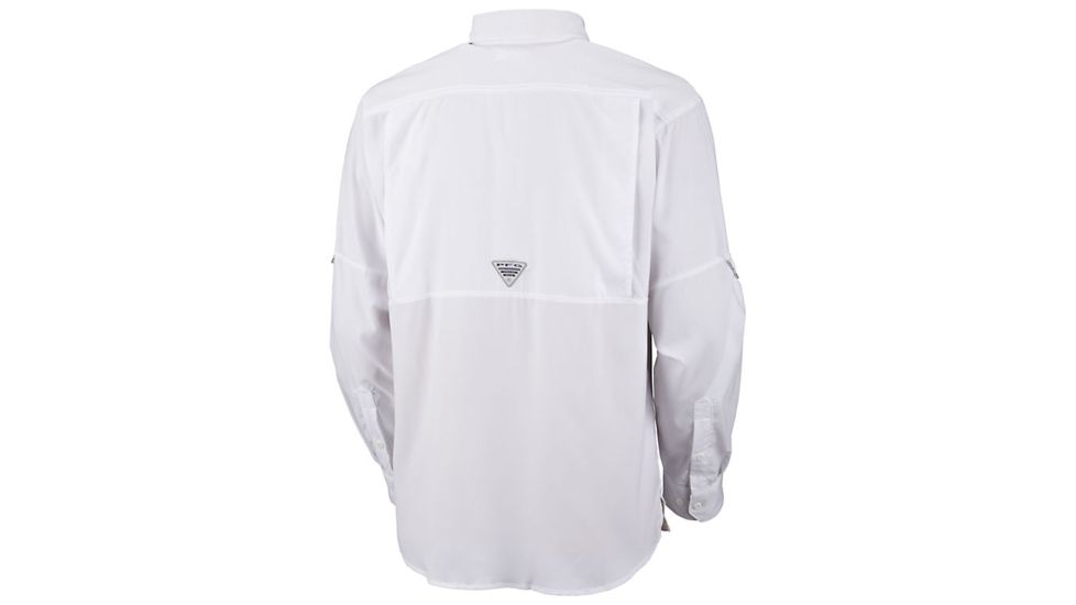 Columbia Low Drag Offshore LS Shirt, White, S - Men's, 1450041100-S