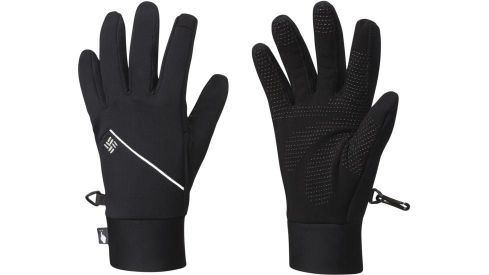 Columbia M Trail Summit Running Glove-Black-Medium