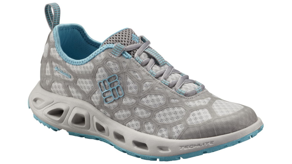 Columbia Megavent Watersport Shoe - Womens-Oyster/Opal Blue-Medium-7 US