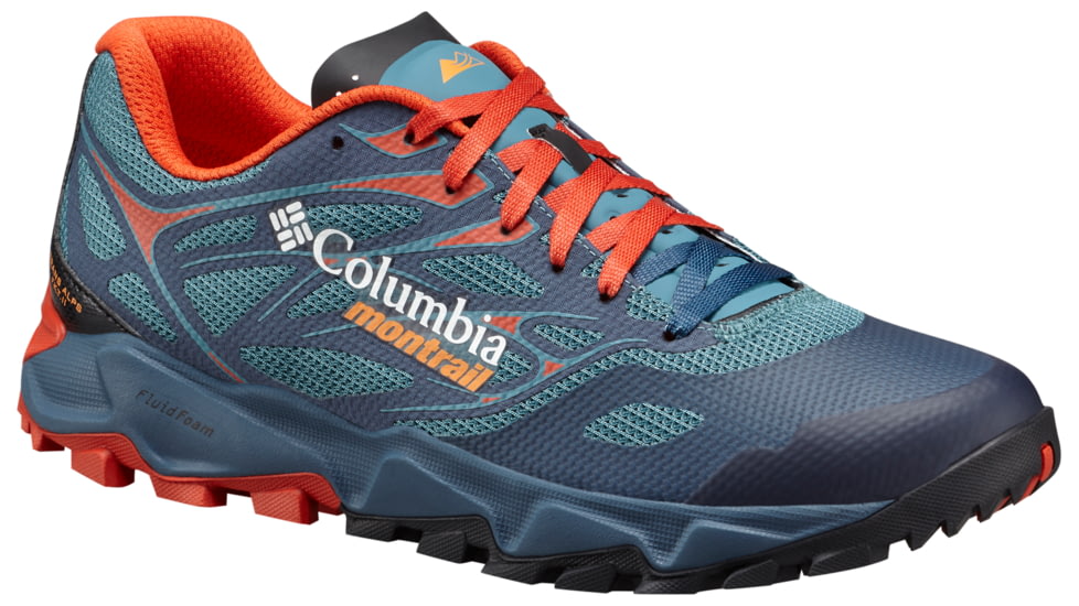 Columbia Men's Trans Alps F.K.T. II Trailrunning Shoes, Canyon Blue/Orange Blast, 10.5 US, 1748011-430-10.5