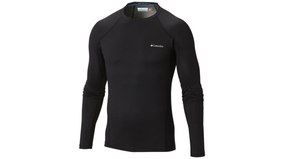 Columbia Midweight Stretch Long Sleeve Top - Men's, Black, 2XL, 163859-010-XXL