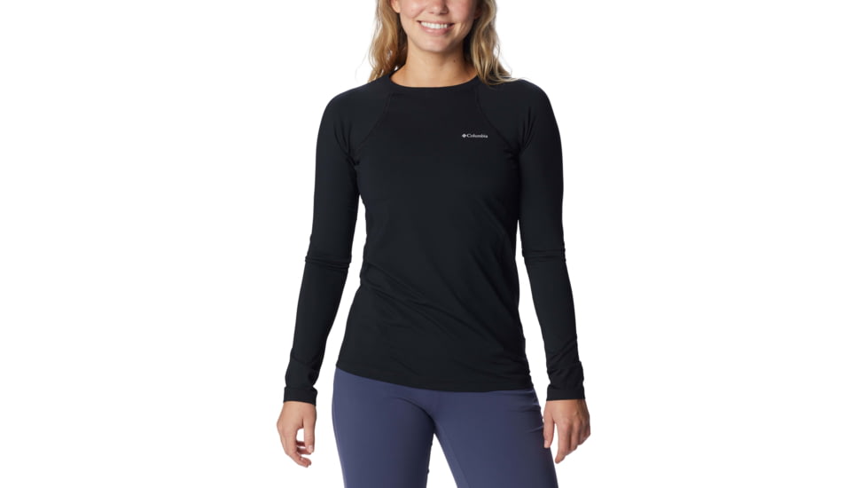 Columbia Midweight Stretch Long Sleeve Top - Women's, Black, Medium, 1639021-011-M