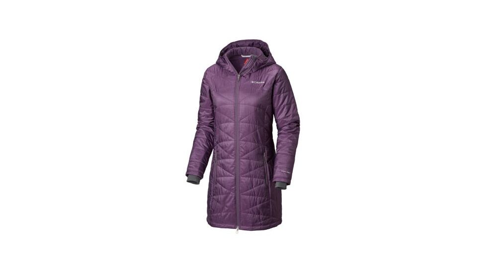 Columbia Mighty Lite Hooded Jacket - Women's, Dark Plum, Medium, 1468771506-M