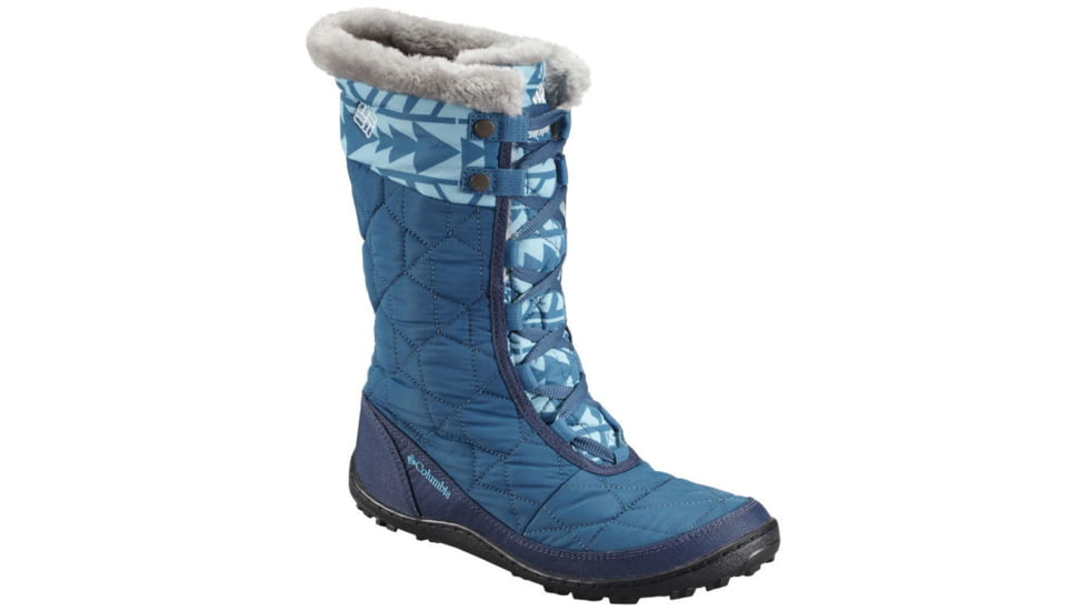 Columbia Minx Mid II Omni-Heat Winter Boot - Women's-Siberia/Oyster-Medium-8 US
