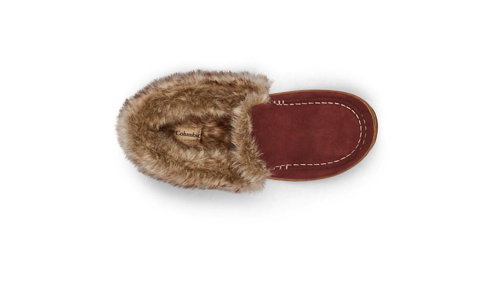 Columbia Minx Omni-Heat Slipper - Womens, Madder Brown/Ancient Fossil, 6.5 US, Medium, 1791371259-6.5