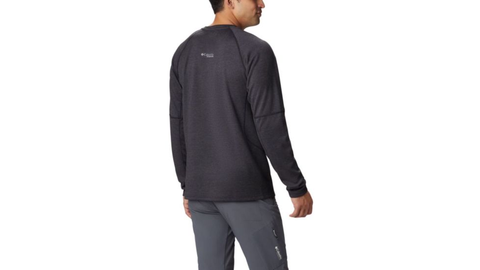 Columbia Mount Defiance Long Sleeve Crew - Mens, Black, Small, 1866411010-S