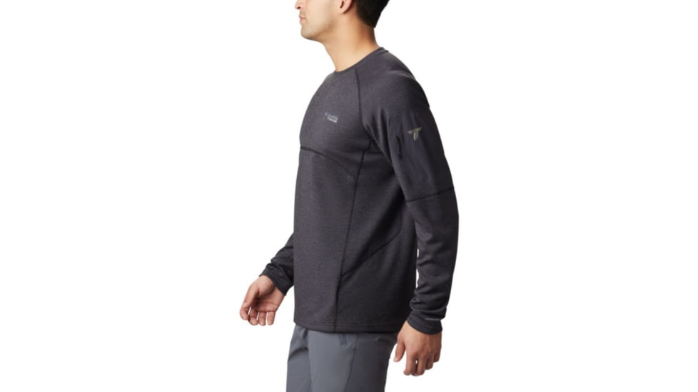 Columbia Mount Defiance Long Sleeve Crew - Mens, Black, Small, 1866411010-S