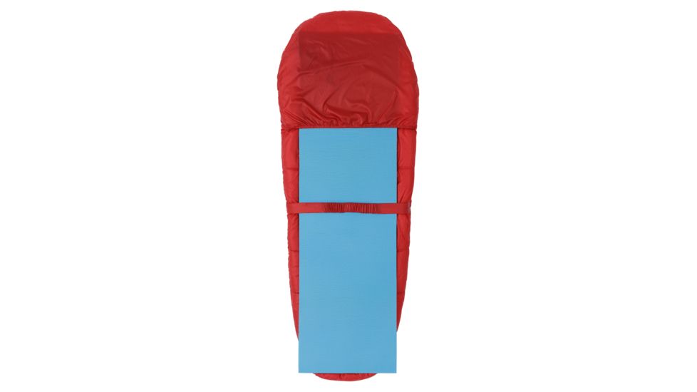 Columbia Mount Tabor 10F Mummy Sleeping Bag, Red/White, Regular, 30647