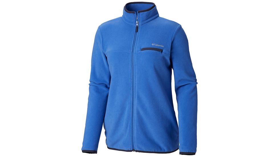 Columbia Mountain Crest Full Zip Jacket - Womens, Arctic Blue, Nocturnal, Medium, 1740501446-M