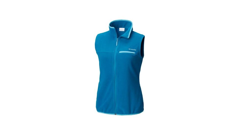 Columbia Mountain Crest Vest - Womens, Lagoon, Large, 1801981457-L
