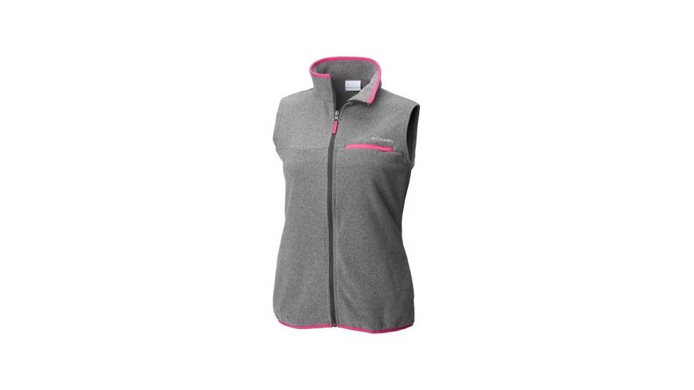 Columbia Mountain Crest Vest - Womens, Shark Heather, Extra Small, 1801981011-XS