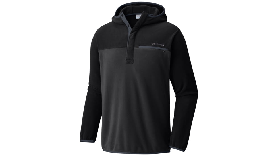Columbia Mountain Side Hooded Jacket - Men's-Black Shark/Graphite-Small