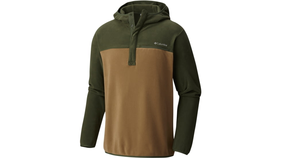 Columbia Mountain Side Hooded Jacket - Men's-Trail/Surplus Green-Small