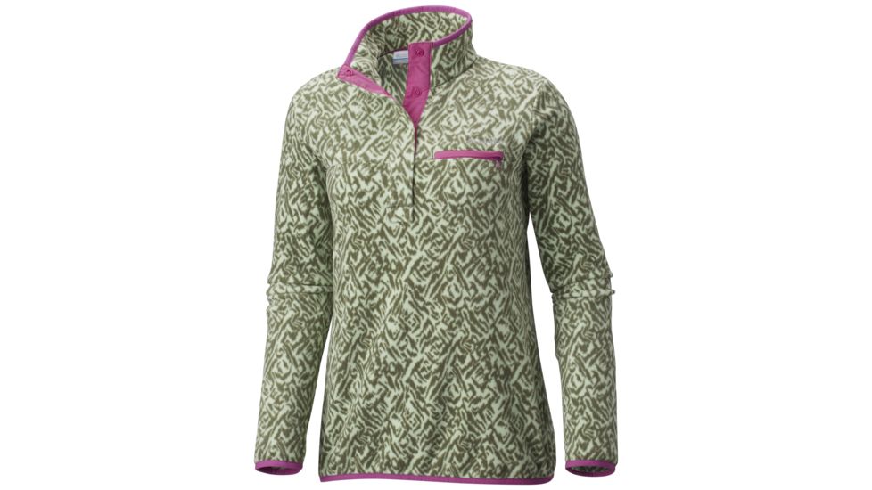 Columbia Mountain Side Printed Pull Over Jacket - Womens, Cypress Ikat Print, M, 1715661316M