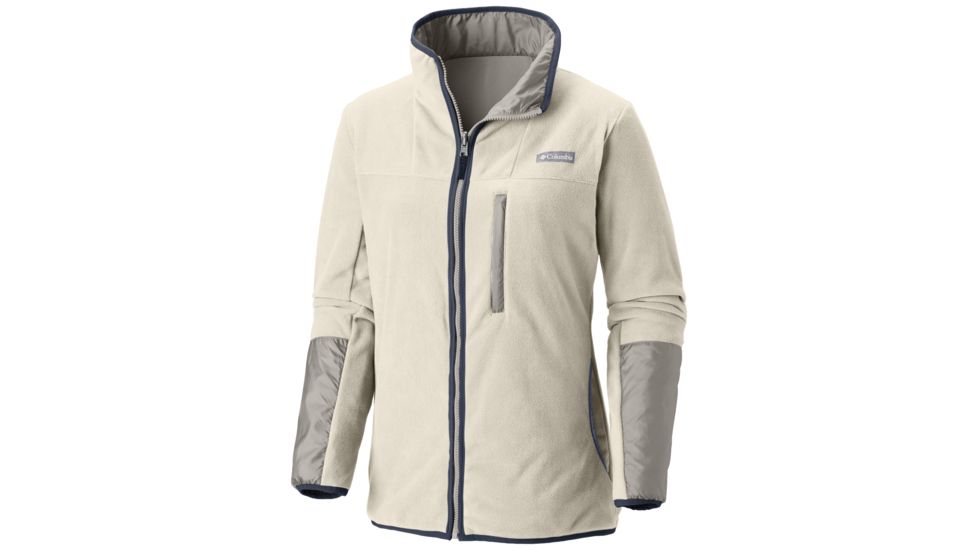 Columbia Mountain Side Reversible Fleece Jacket - Womens, Light Cloud, Small, 1804621020-S